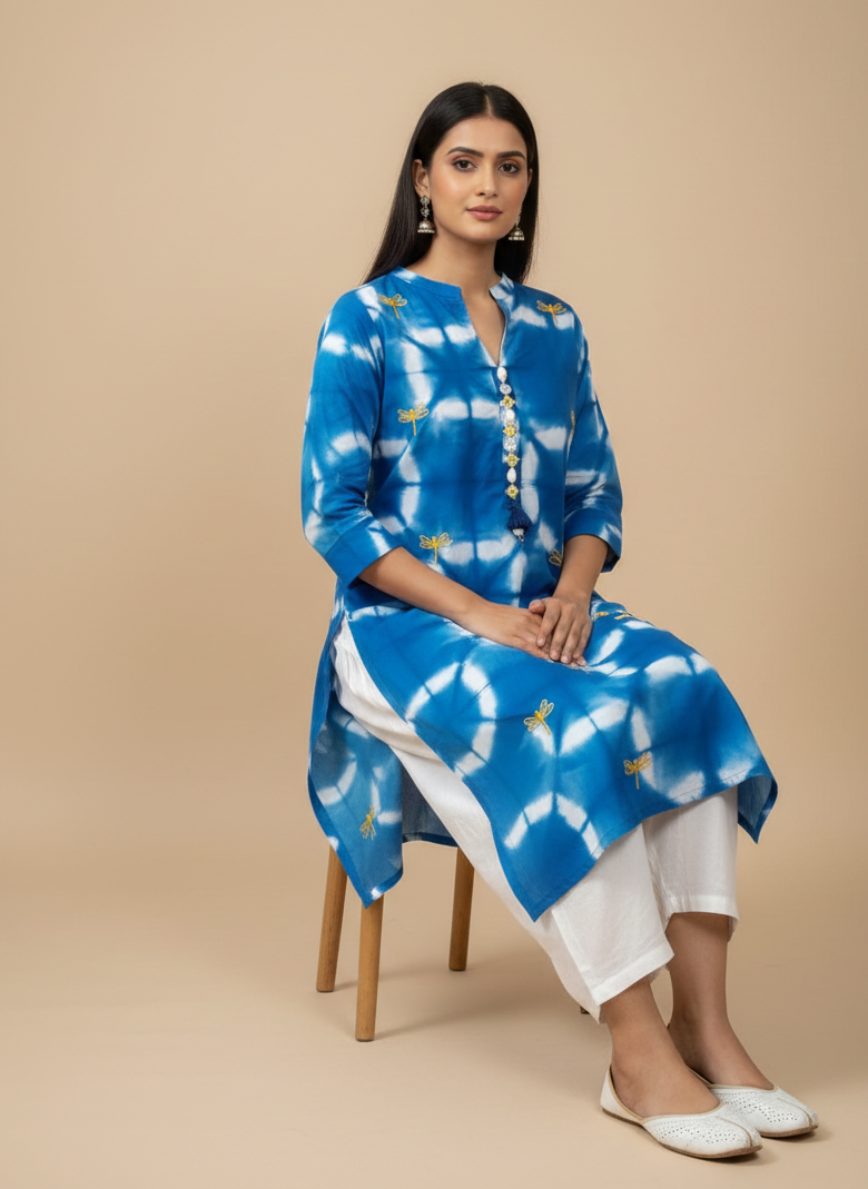Indigo Mist-Kurta